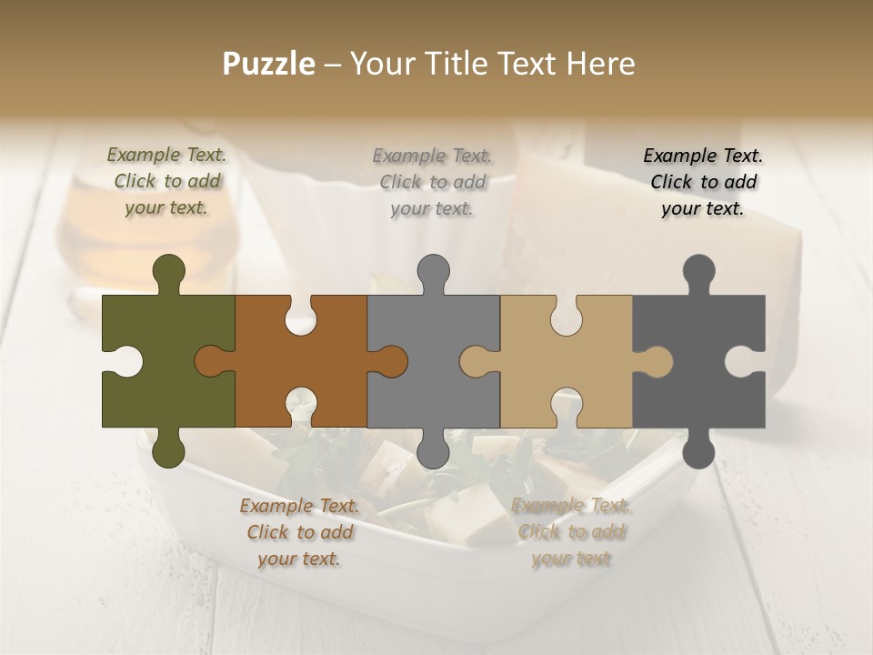 Balsamic Olive Vegetarian PowerPoint Template