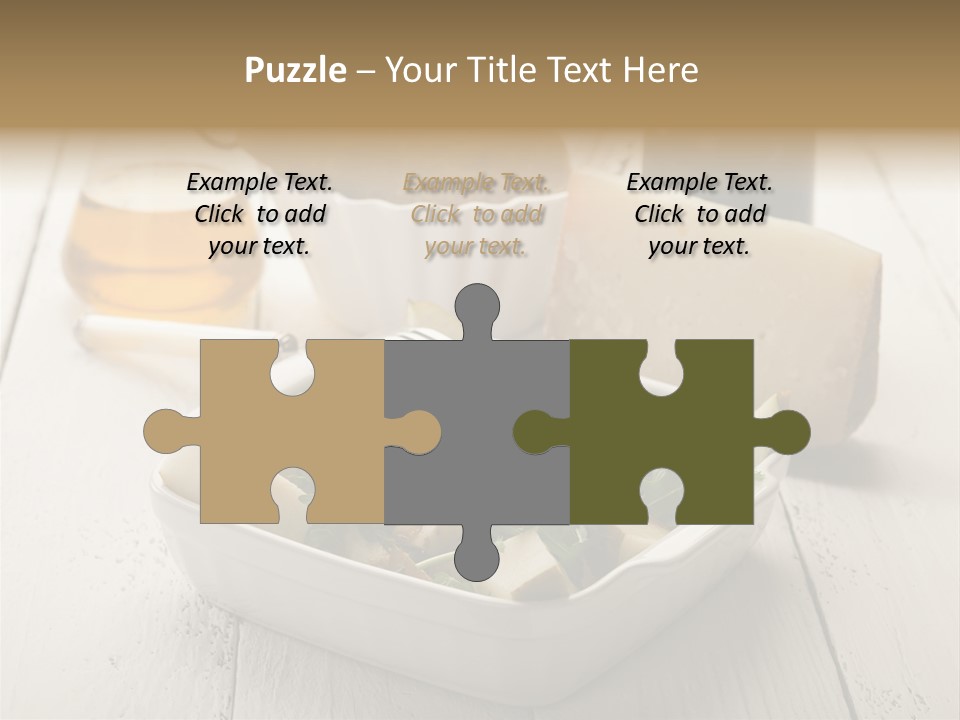 Balsamic Olive Vegetarian PowerPoint Template