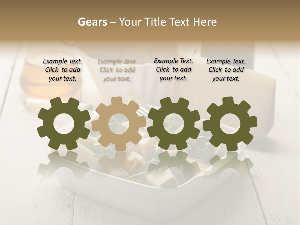 Balsamic Olive Vegetarian PowerPoint Template