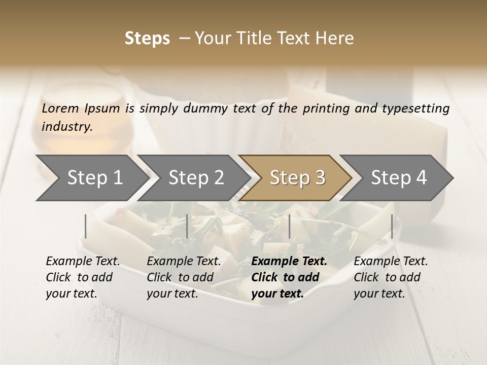 Balsamic Olive Vegetarian PowerPoint Template