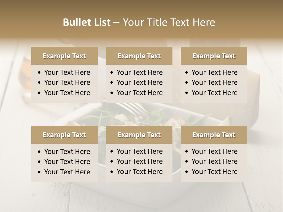 Balsamic Olive Vegetarian PowerPoint Template