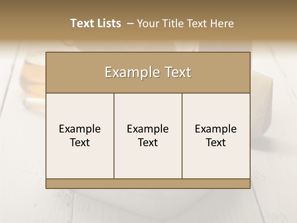 Balsamic Olive Vegetarian PowerPoint Template