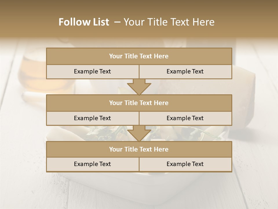 Balsamic Olive Vegetarian PowerPoint Template