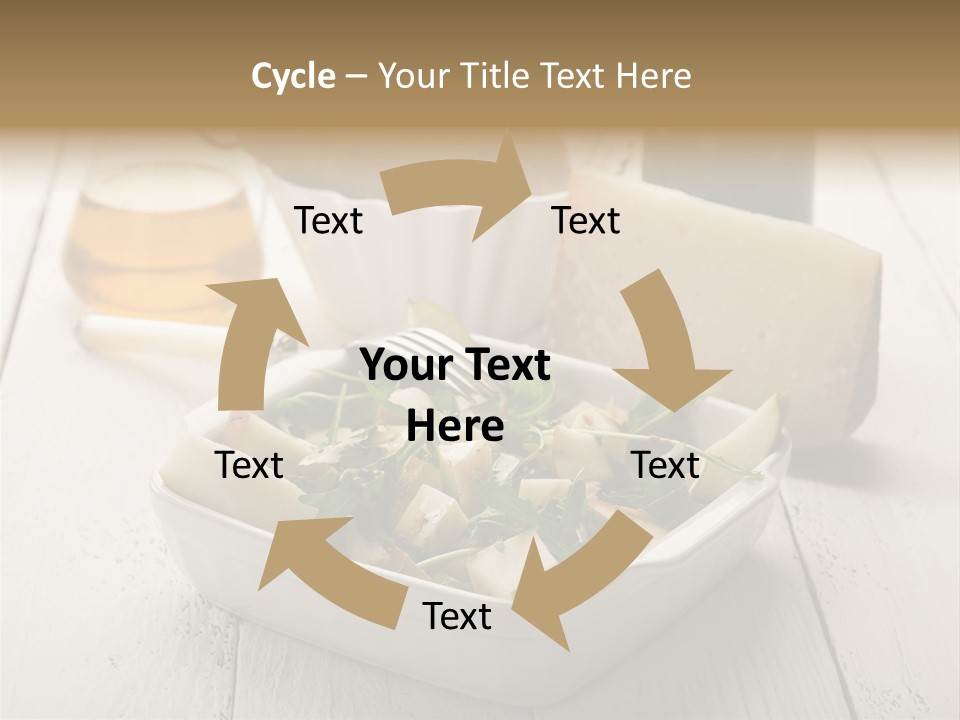 Balsamic Olive Vegetarian PowerPoint Template