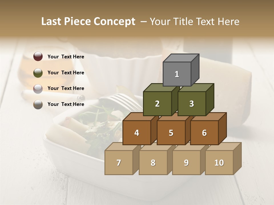 Balsamic Olive Vegetarian PowerPoint Template