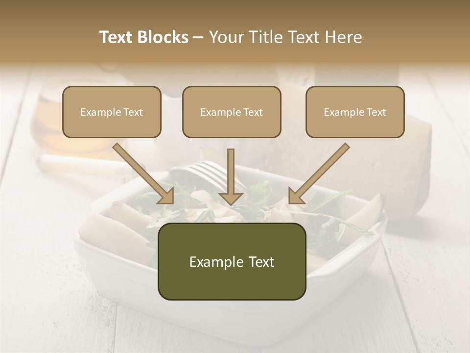 Balsamic Olive Vegetarian PowerPoint Template