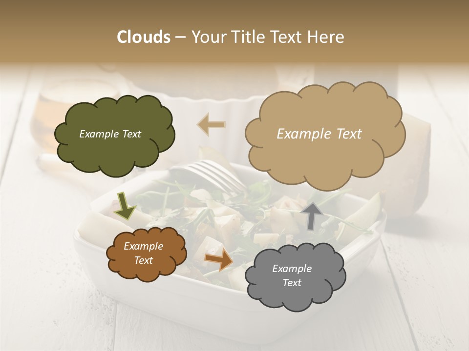 Balsamic Olive Vegetarian PowerPoint Template