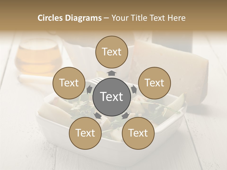 Balsamic Olive Vegetarian PowerPoint Template