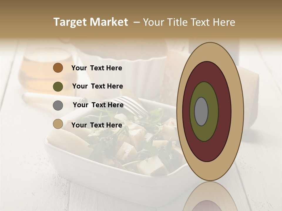 Balsamic Olive Vegetarian PowerPoint Template