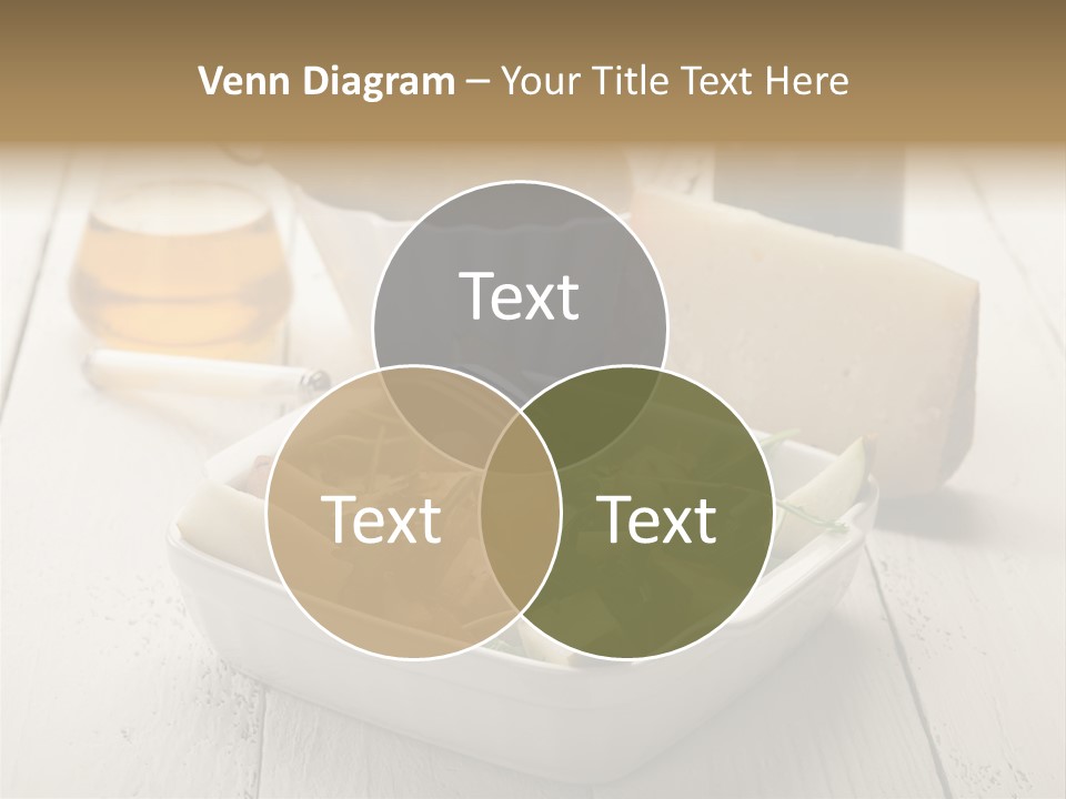 Balsamic Olive Vegetarian PowerPoint Template