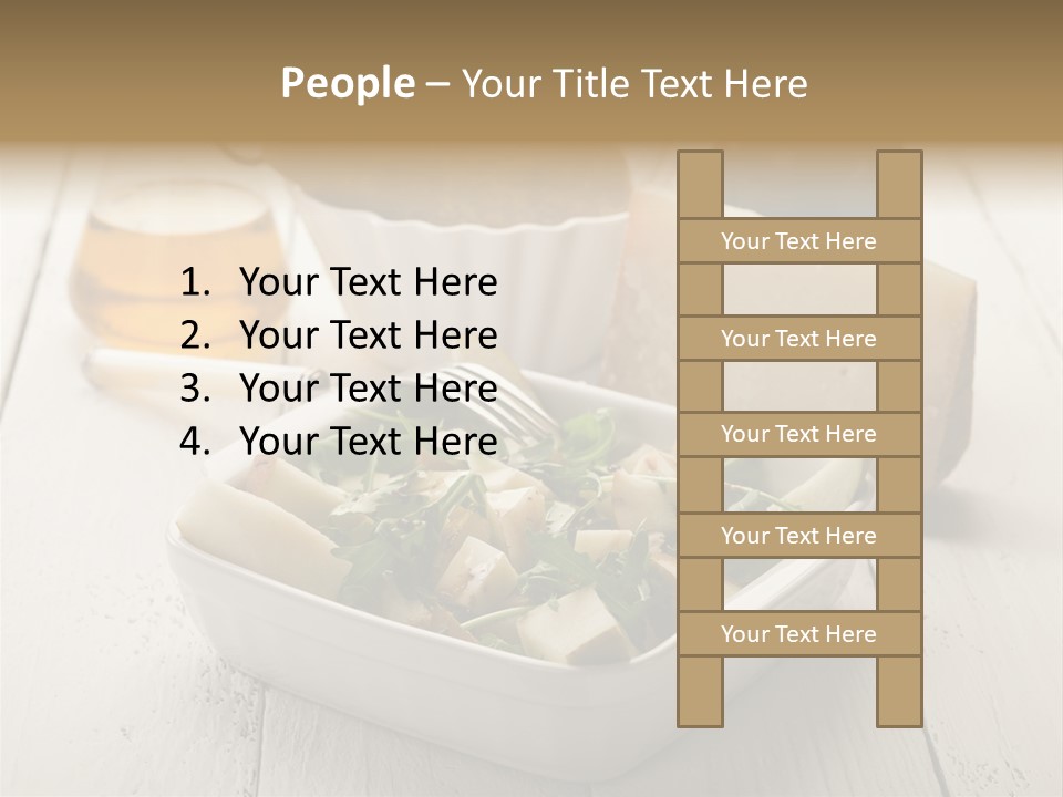 Balsamic Olive Vegetarian PowerPoint Template