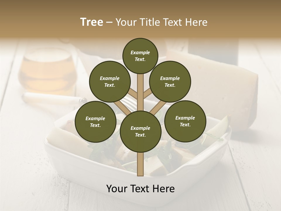 Balsamic Olive Vegetarian PowerPoint Template