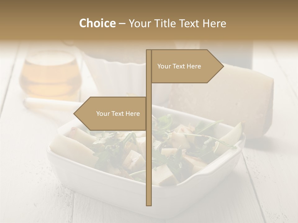 Balsamic Olive Vegetarian PowerPoint Template