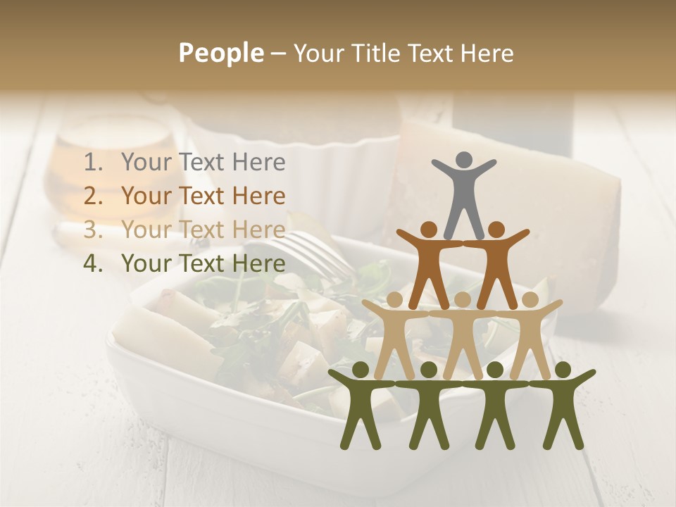 Balsamic Olive Vegetarian PowerPoint Template