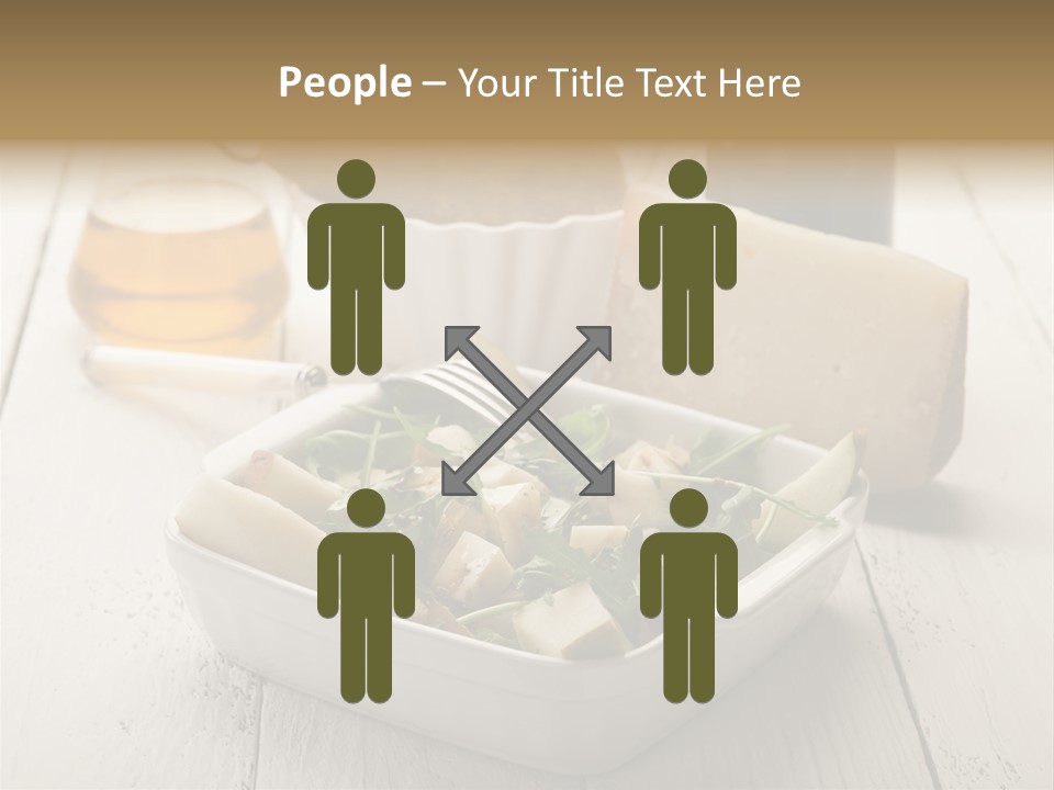 Balsamic Olive Vegetarian PowerPoint Template