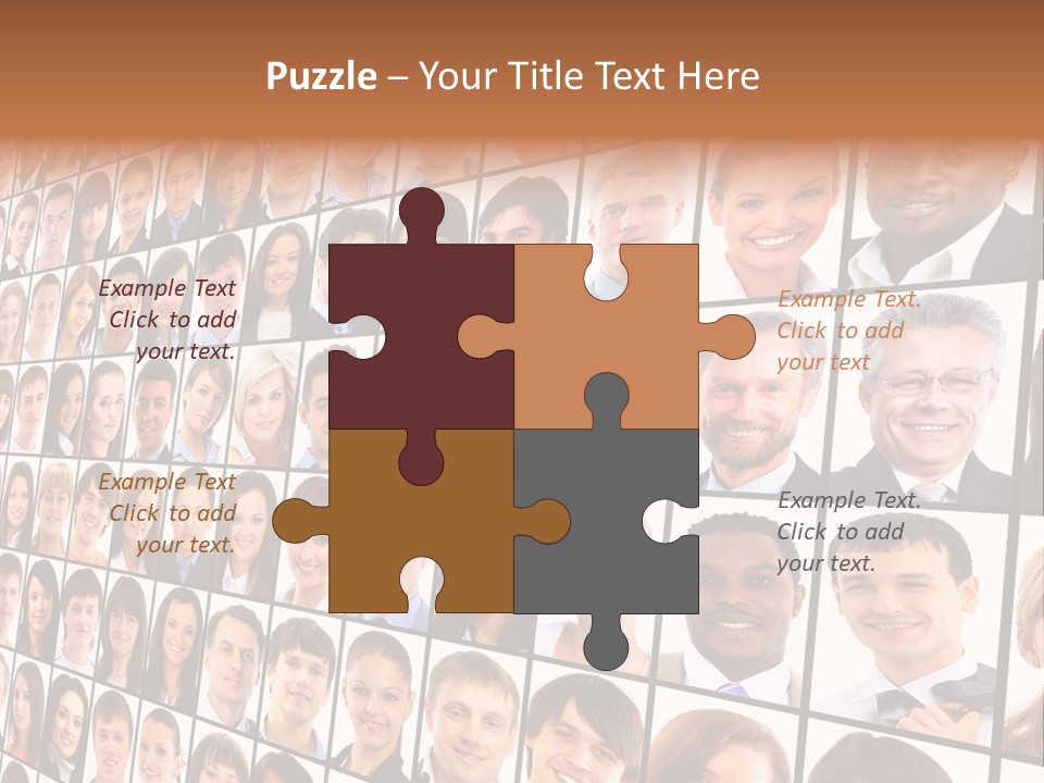 Computer Pretty Spring PowerPoint Template