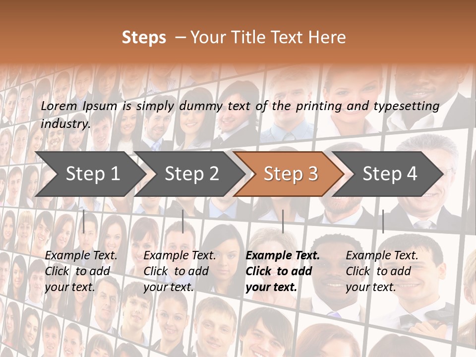 Computer Pretty Spring PowerPoint Template