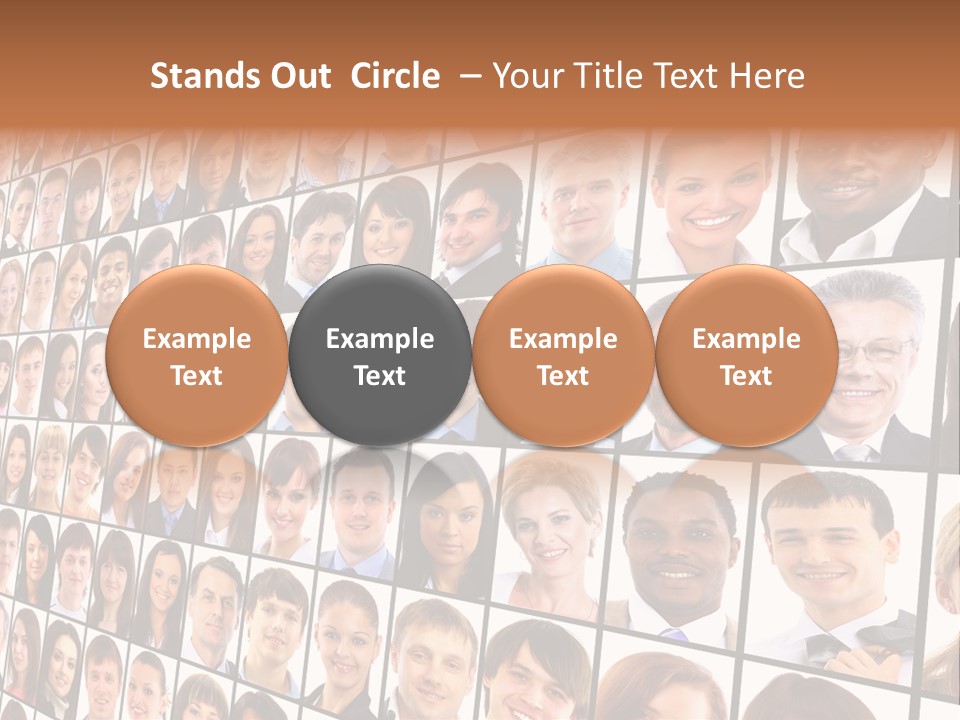 Computer Pretty Spring PowerPoint Template