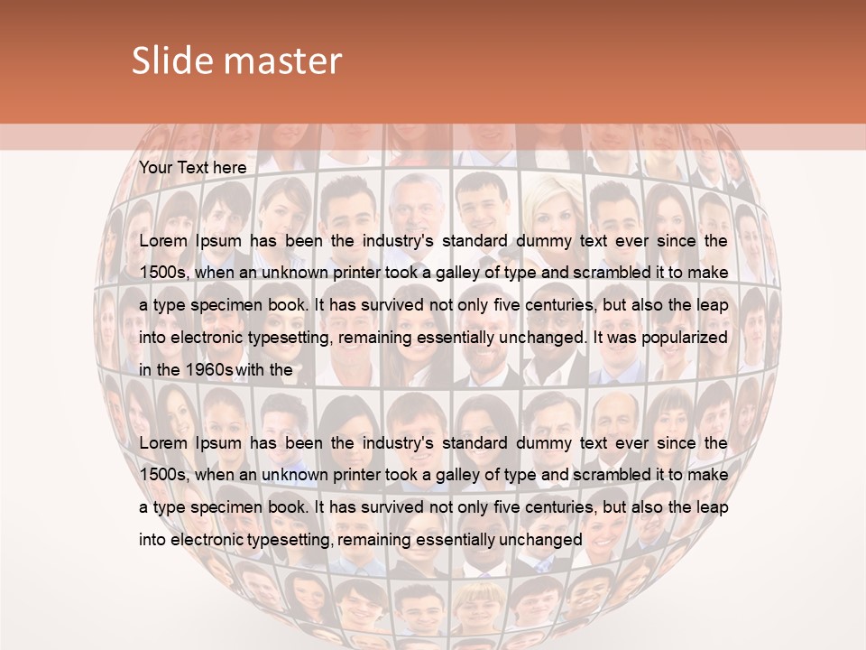 Human Environment Cute PowerPoint Template