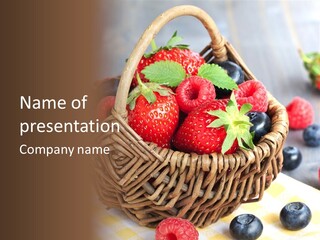 Fresh Harvest Raw PowerPoint Template