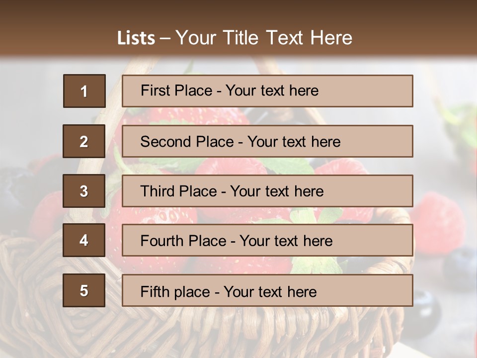 Fresh Harvest Raw PowerPoint Template