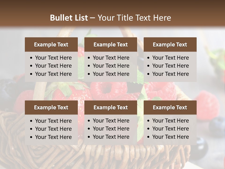 Fresh Harvest Raw PowerPoint Template