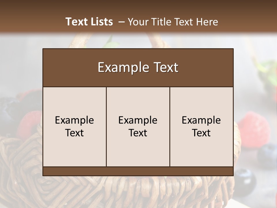 Fresh Harvest Raw PowerPoint Template