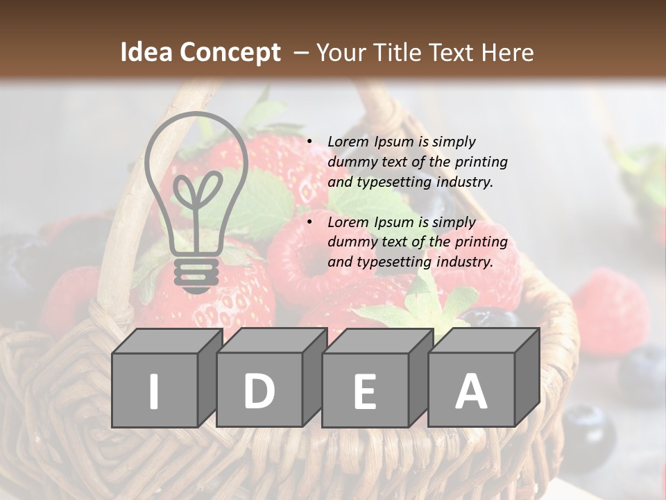 Fresh Harvest Raw PowerPoint Template