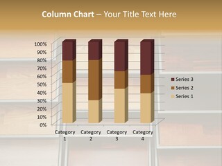 Laminate Steps Vivid PowerPoint Template