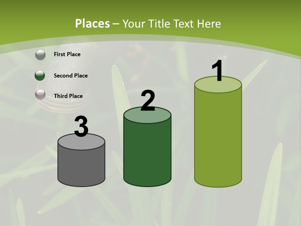 Turn Object Metallic PowerPoint Template