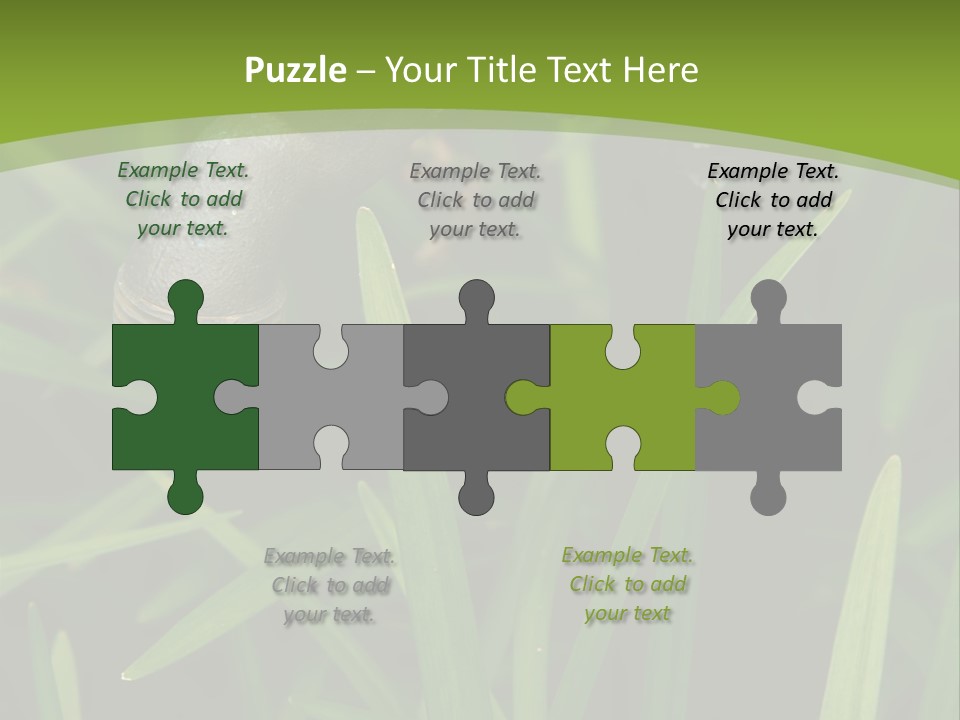 Turn Object Metallic PowerPoint Template