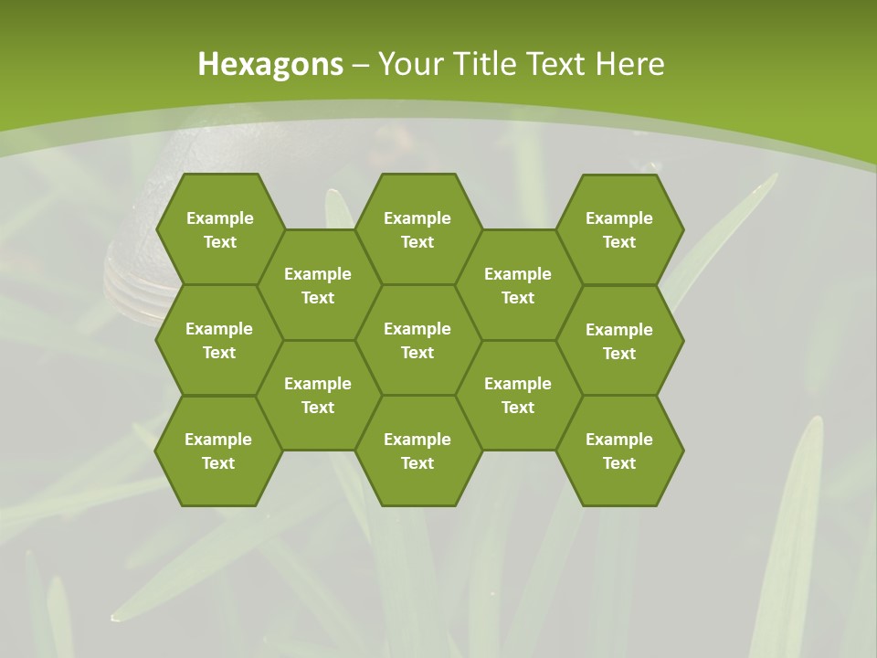 Turn Object Metallic PowerPoint Template