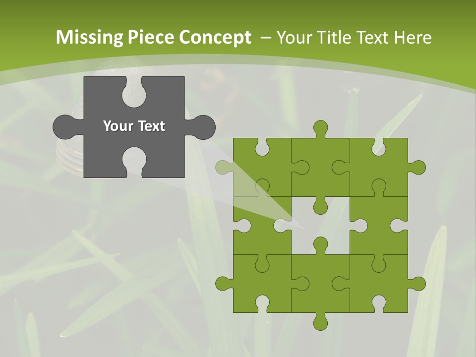 Turn Object Metallic PowerPoint Template