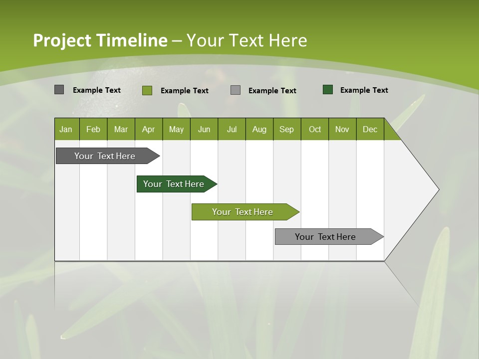 Turn Object Metallic PowerPoint Template