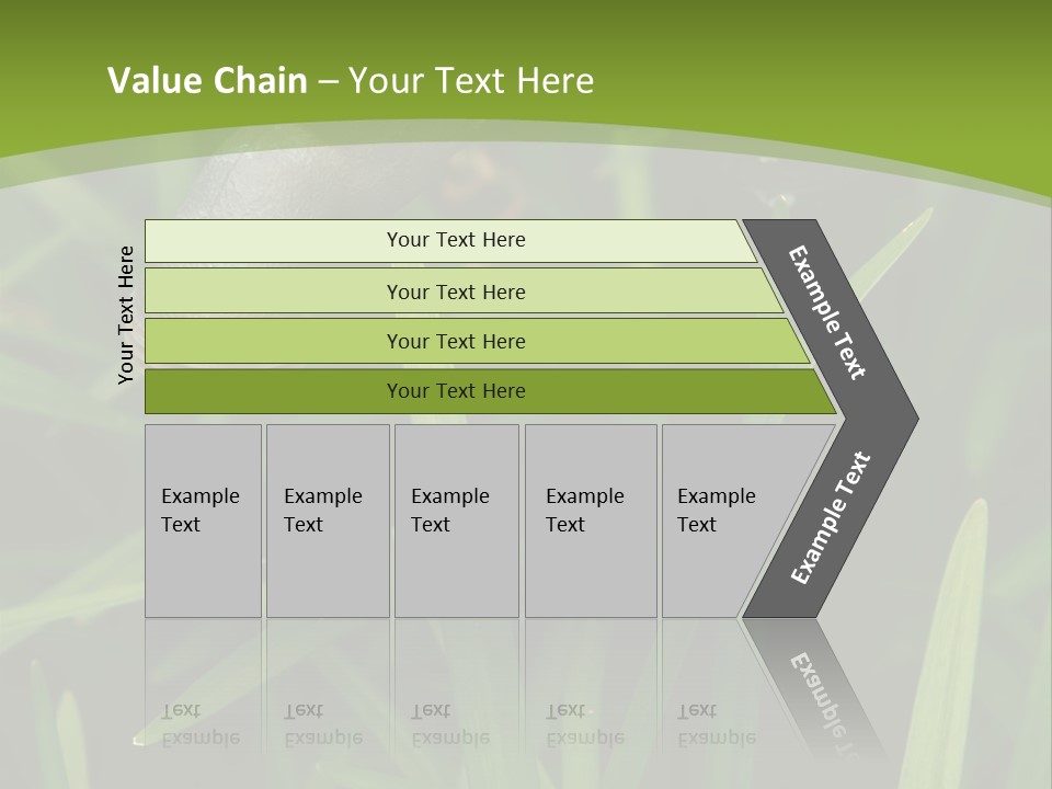 Turn Object Metallic PowerPoint Template