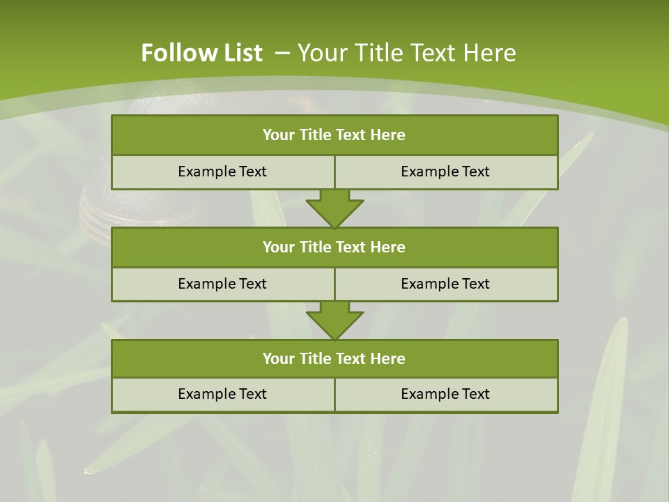 Turn Object Metallic PowerPoint Template