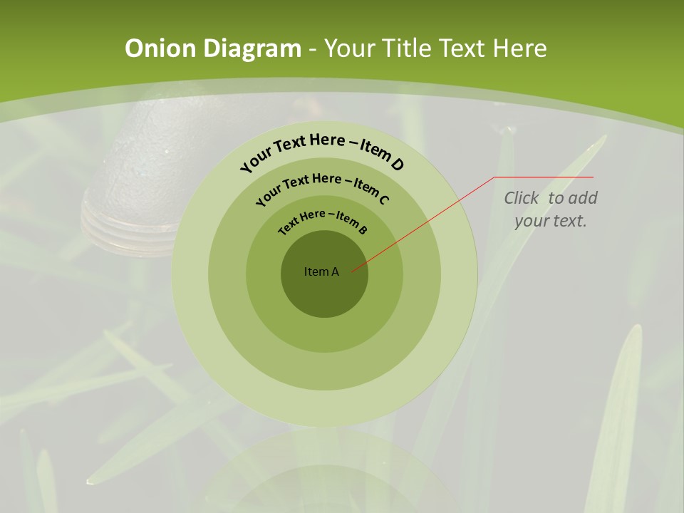 Turn Object Metallic PowerPoint Template