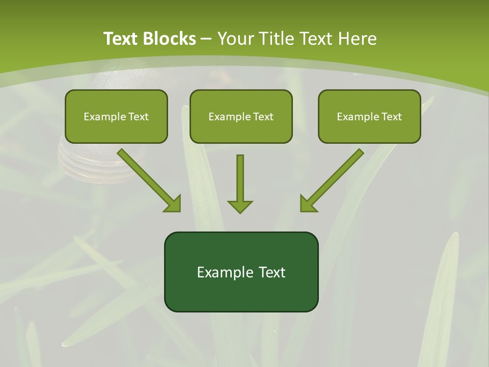 Turn Object Metallic PowerPoint Template