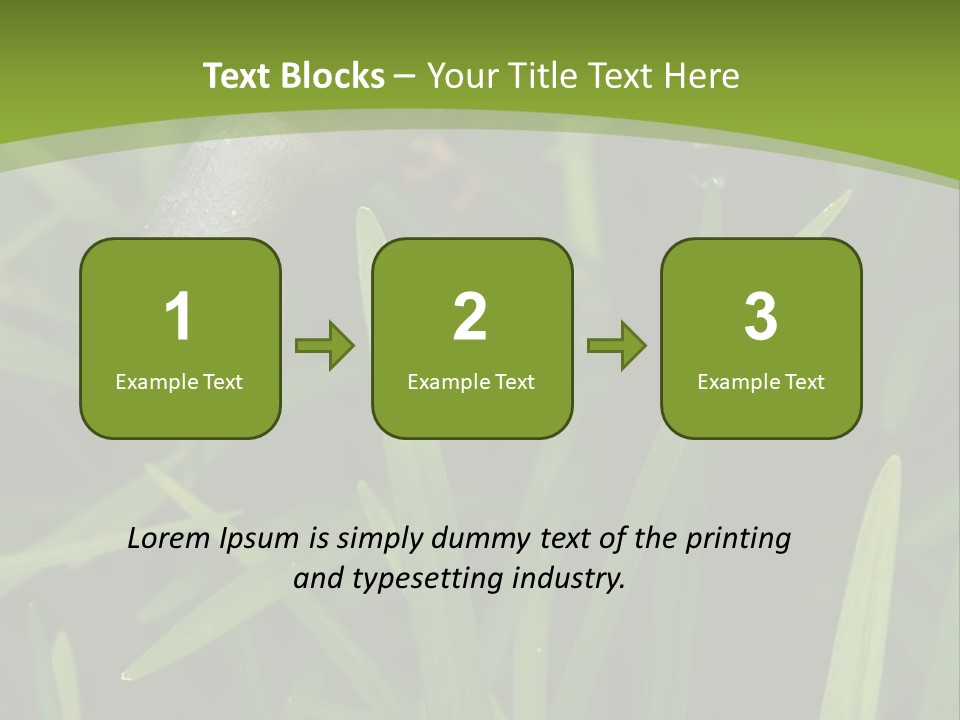 Turn Object Metallic PowerPoint Template