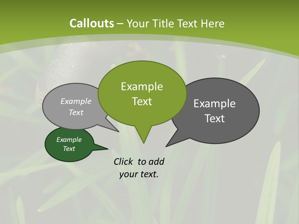 Turn Object Metallic PowerPoint Template