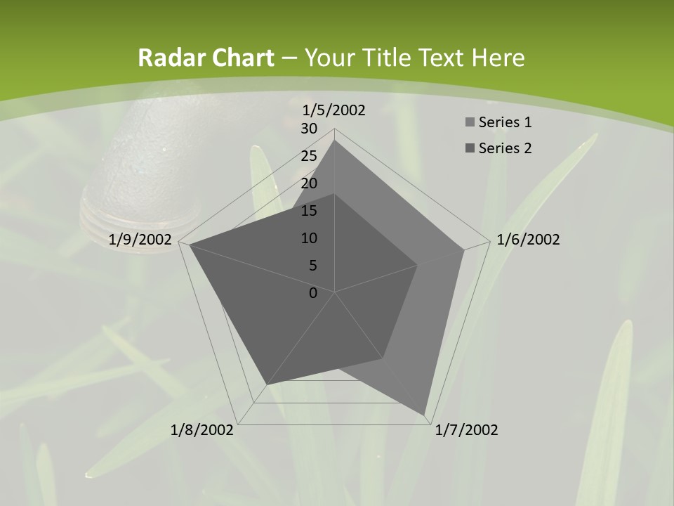 Turn Object Metallic PowerPoint Template