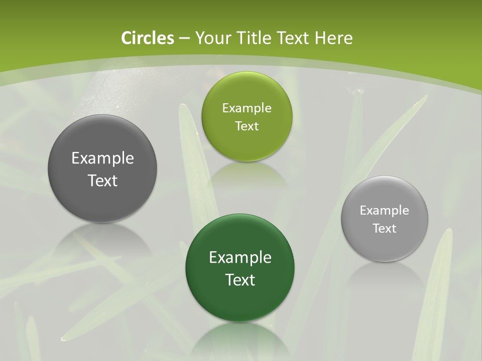 Turn Object Metallic PowerPoint Template