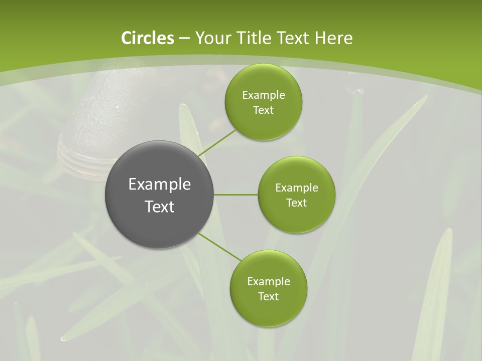 Turn Object Metallic PowerPoint Template