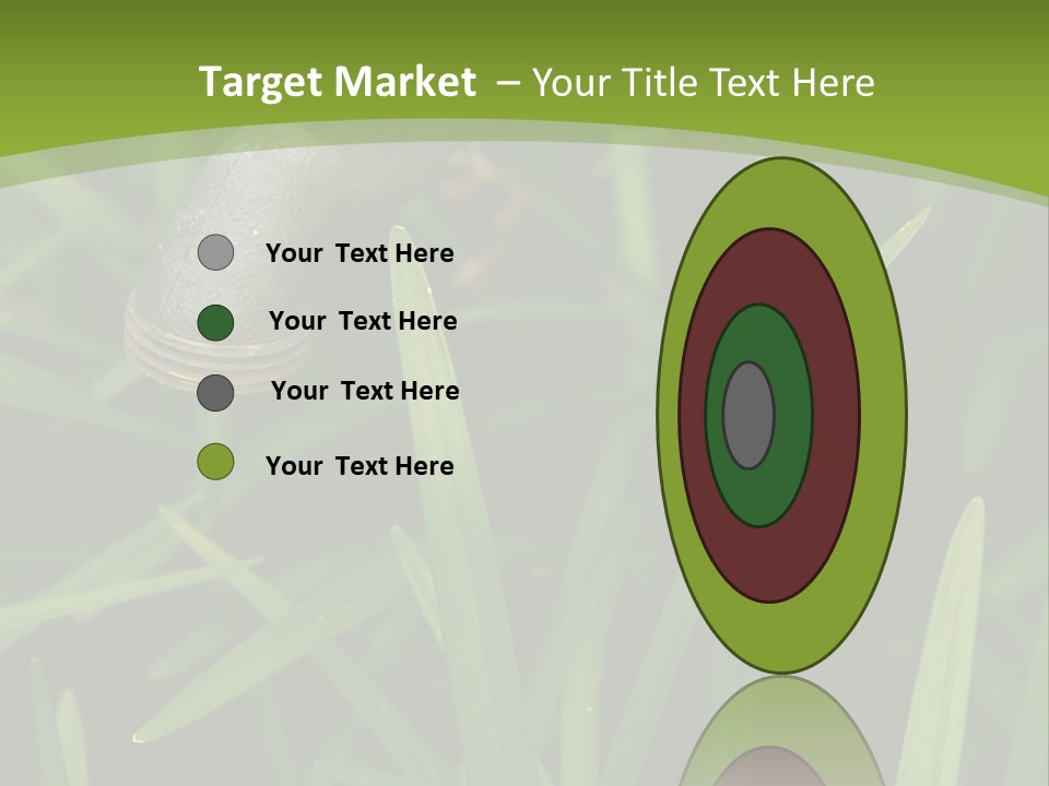 Turn Object Metallic PowerPoint Template