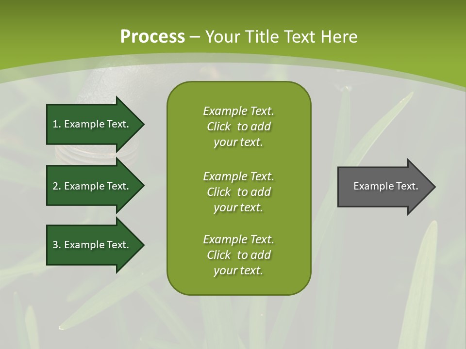 Turn Object Metallic PowerPoint Template