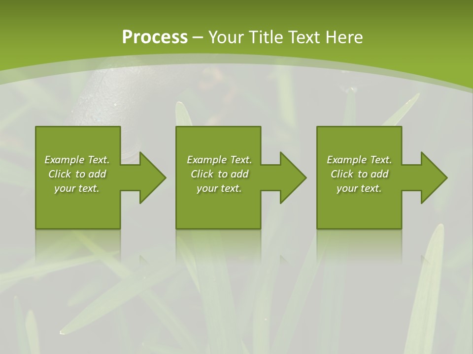 Turn Object Metallic PowerPoint Template