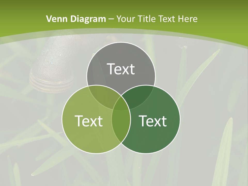 Turn Object Metallic PowerPoint Template