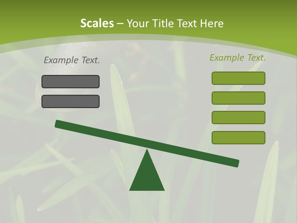 Turn Object Metallic PowerPoint Template