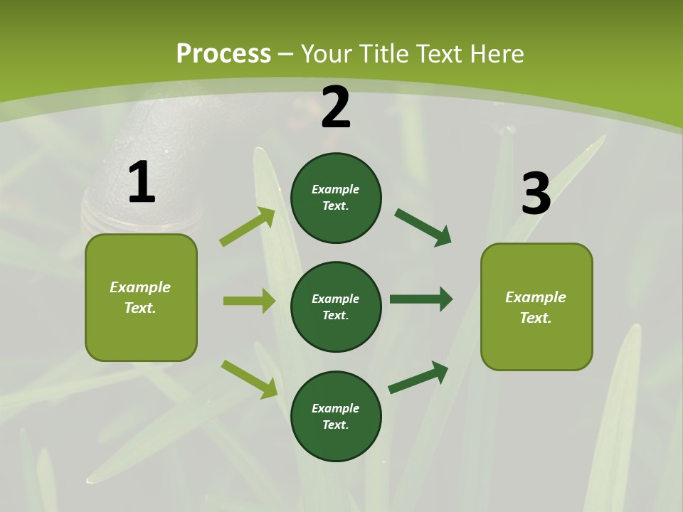 Turn Object Metallic PowerPoint Template
