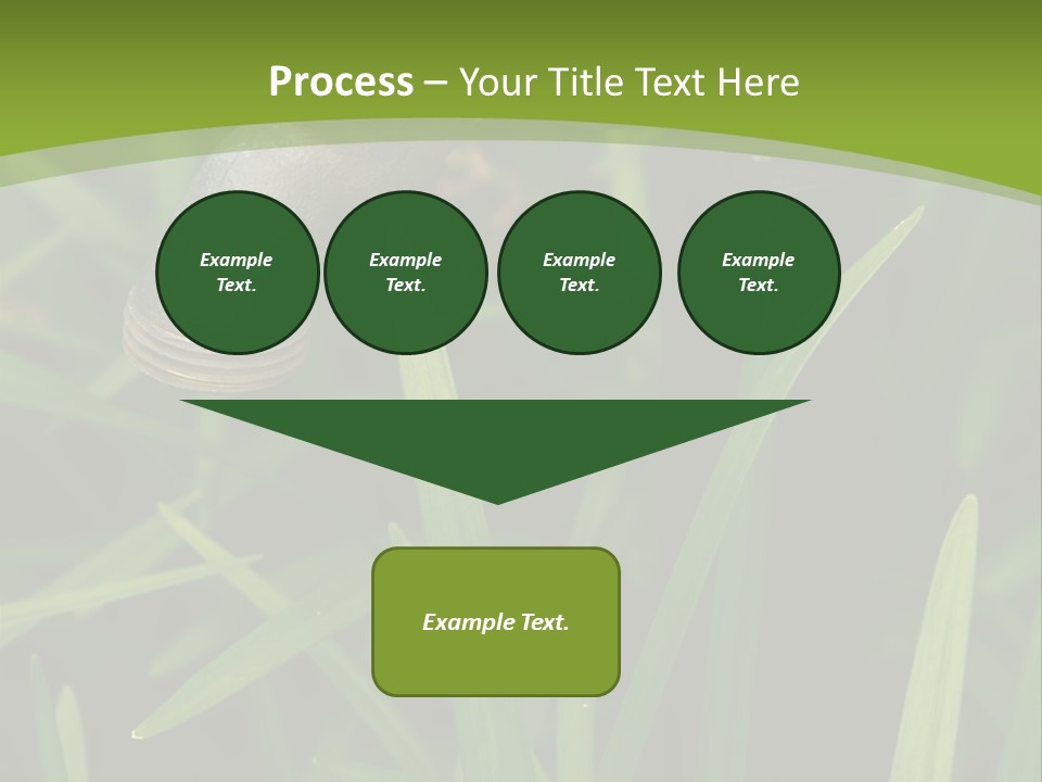 Turn Object Metallic PowerPoint Template